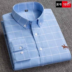 シャツ メンズ 男性用 長袖 オックスフォードシャツ 綿 刺繍 大きいサイズ ロゴ2 シャツ メンズ 男性用 長袖 オックスフォードシャツ 綿 刺繍 大きいサイズ ロゴ2